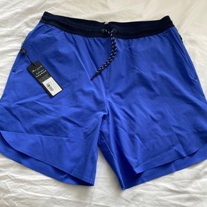 NWT Greyson Running Shorts, Cobalt Blue, Size M